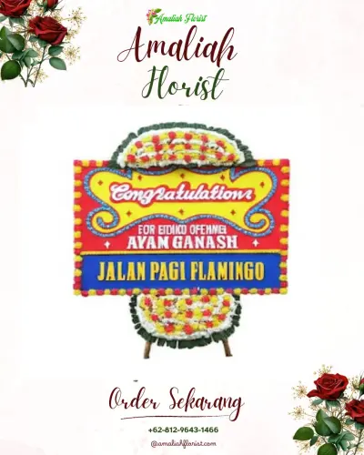 Bunga Papan Congratulation di Kebonkalapa